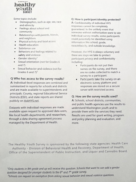 HYS Parent and Student Information