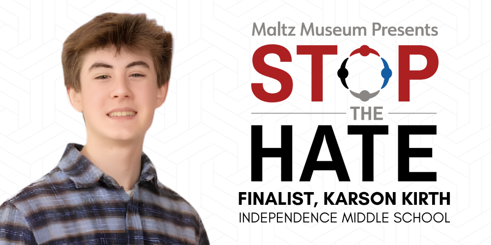Independence Middle School Student Named Finalist in Maltz Museum’s 2026 Stop the Hate Contest