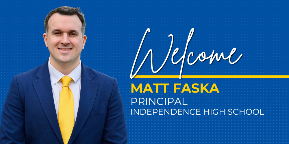 Matt Faska, the new high school principal