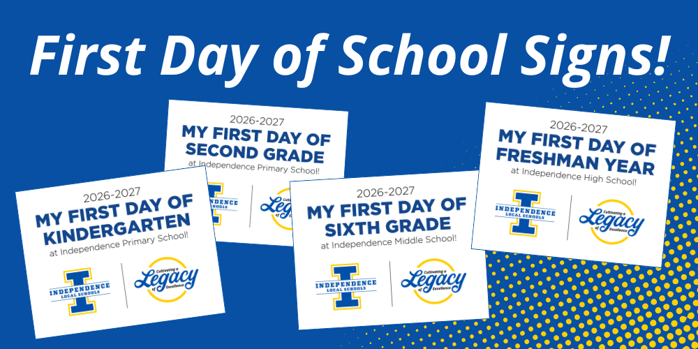 First Day of School Signs