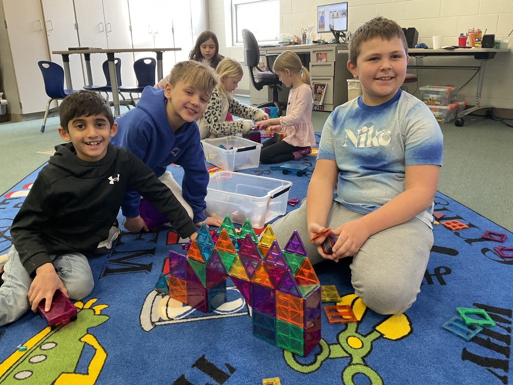 Build a Bridge! In Design Technology, students completed an engineering challenge by working together to design bridges strong enough to support a toy car. 