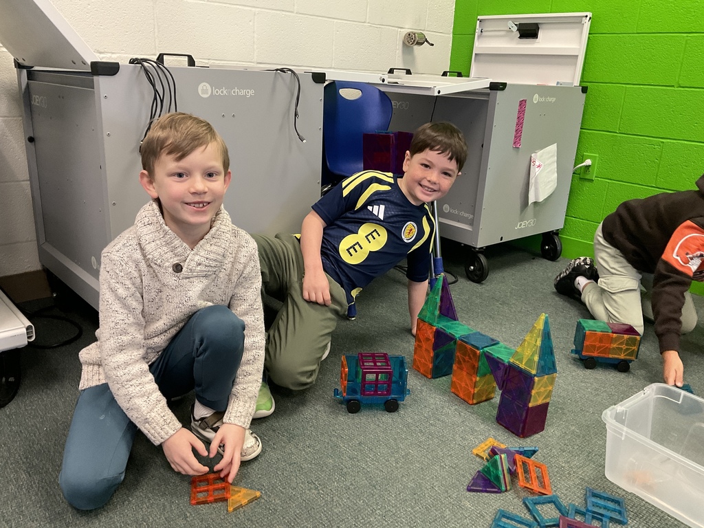 Build a Bridge! In Design Technology, students completed an engineering challenge by working together to design bridges strong enough to support a toy car. 
