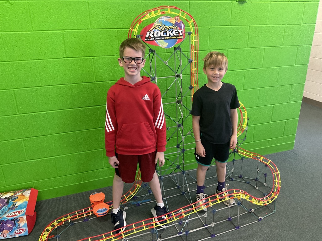 In Design Technology, students in grades 3 and 4 had the opportunity to exercise student voice and choice by participating in a hands-on engineering project that interested them. Many students chose to collaborate on this large K’NEX roller coaster, working together over time to follow the design and bring it to life piece by piece.
