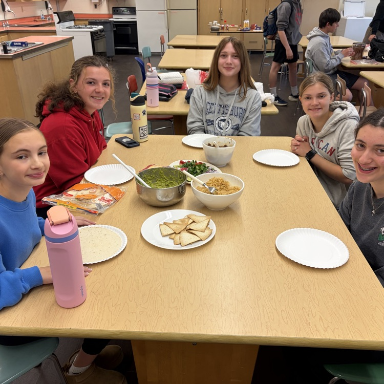 8th graders make awesome food to film time lapse videos! They did great!