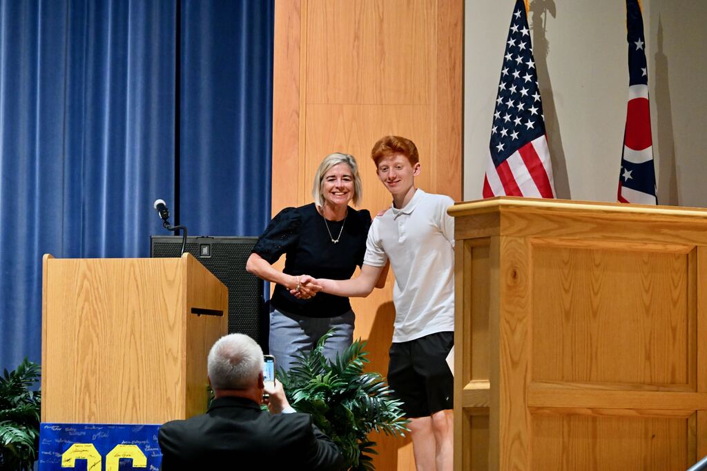 Many thanks to the families, organizations, and industries who continue to cultivate a legacy of excellence by supporting our students in their endeavors and your generous support, year after year, of scholarships and awards for our IHS seniors. Congratulations to all of our seniors who received a scholarship and/or award this morning!  Here are just a few of the happy moments from the Senior Awards Program.