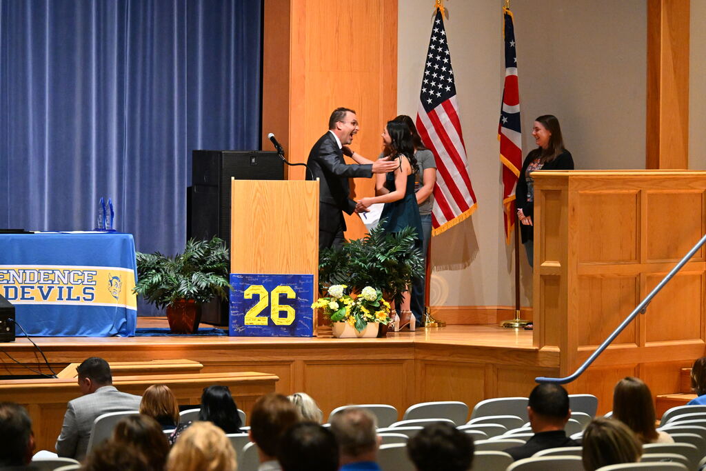 Many thanks to the families, organizations, and industries who continue to cultivate a legacy of excellence by supporting our students in their endeavors and your generous support, year after year, of scholarships and awards for our IHS seniors. Congratulations to all of our seniors who received a scholarship and/or award this morning!  Here are just a few of the happy moments from the Senior Awards Program.