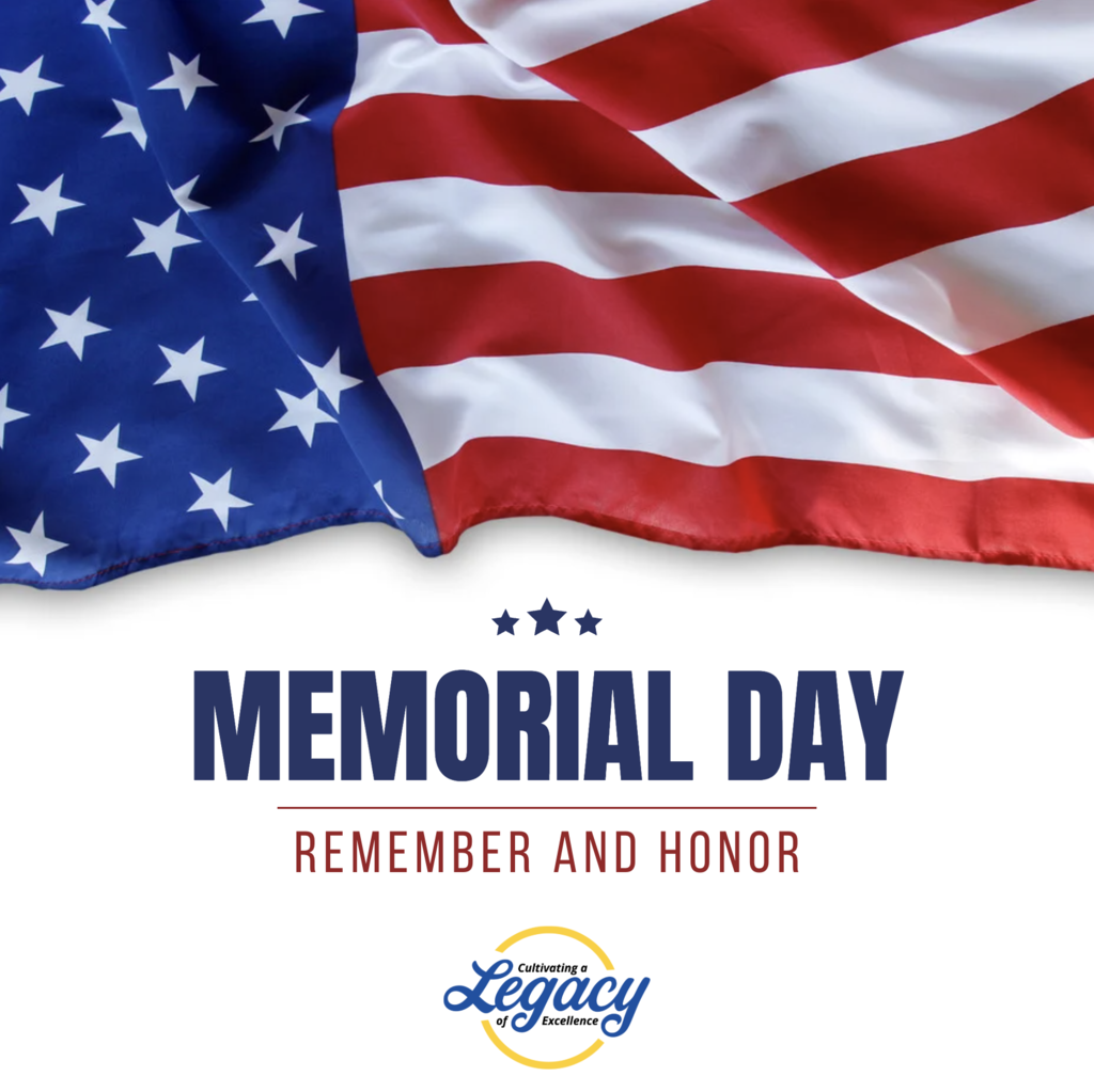 Today, we pause to honor and remember the brave men and women who made the ultimate sacrifice while serving our country. Their courage, dedication, and selflessness will never be forgotten. Wishing our school community a meaningful Memorial Day as we reflect on the true meaning of this day. ❤️🤍💙