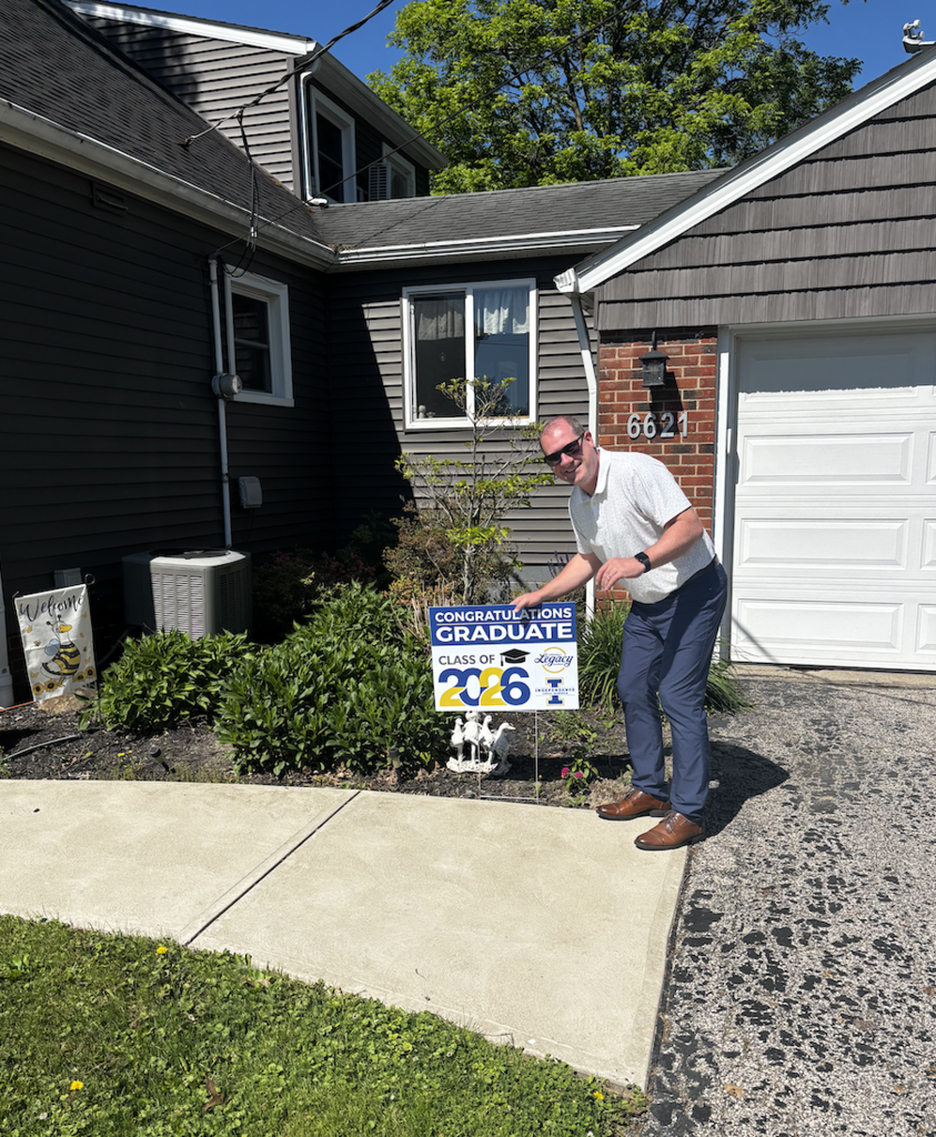 graduation yard sign