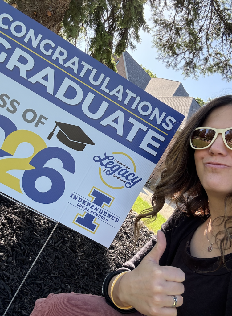 graduation yard sign