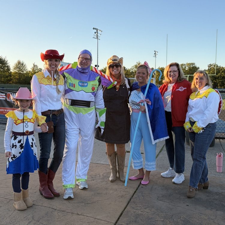 Toy Story movie on the field