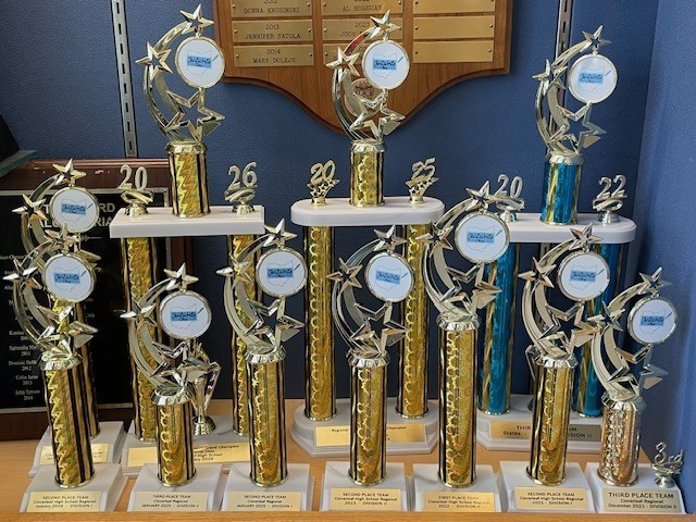 IHS JustWrite creative writing teams for earning Grand Champions two years in a row.