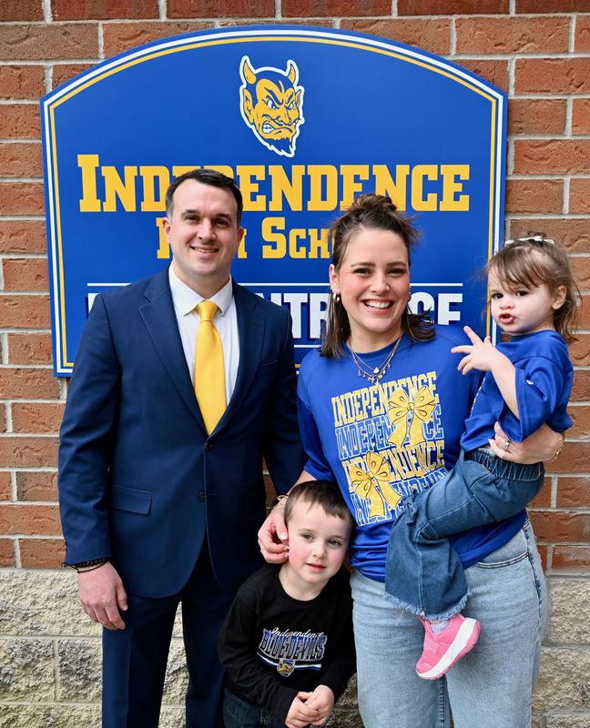 Matt Faska, the new high school principal