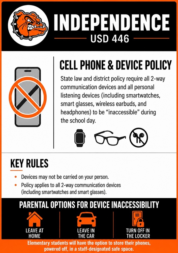 USD 446 Cell Phone and Device Policy
