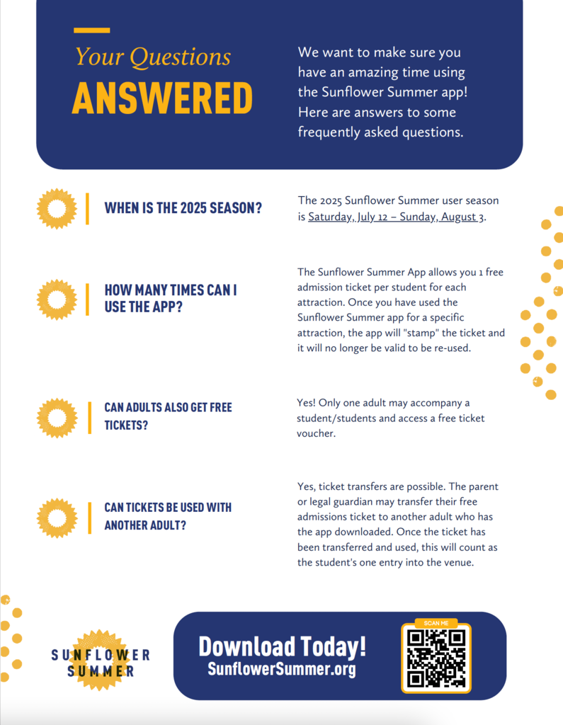 Sunflower Summer App Q&A
