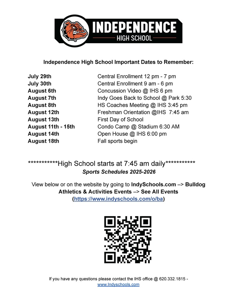 Important dates