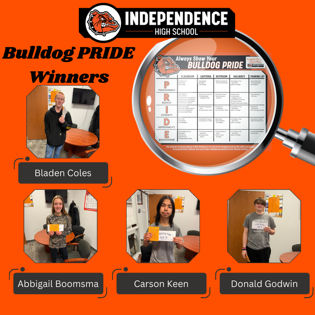 Student PRIDE Winner