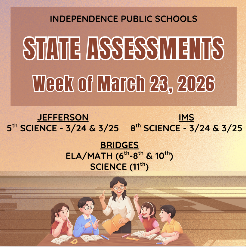 State Assessment Information Week of March 23