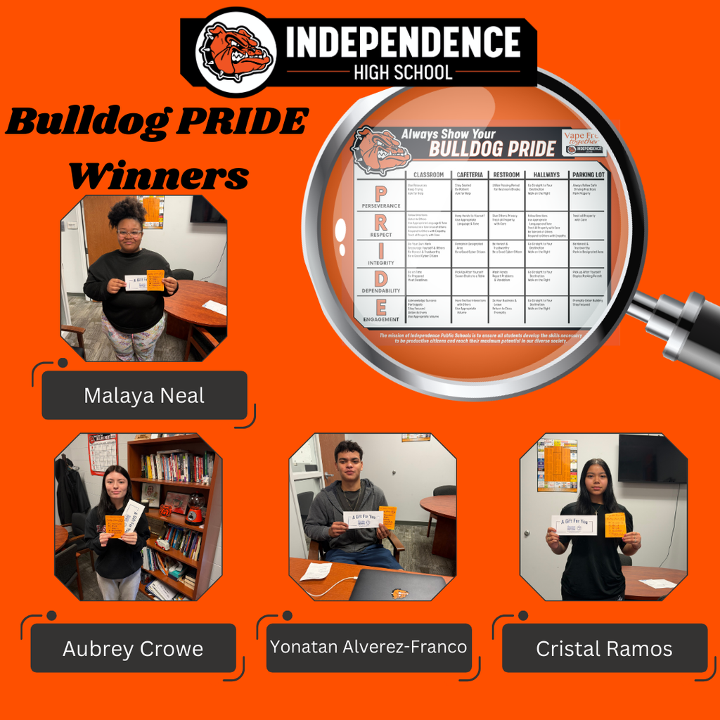 Student PRIDE Winner