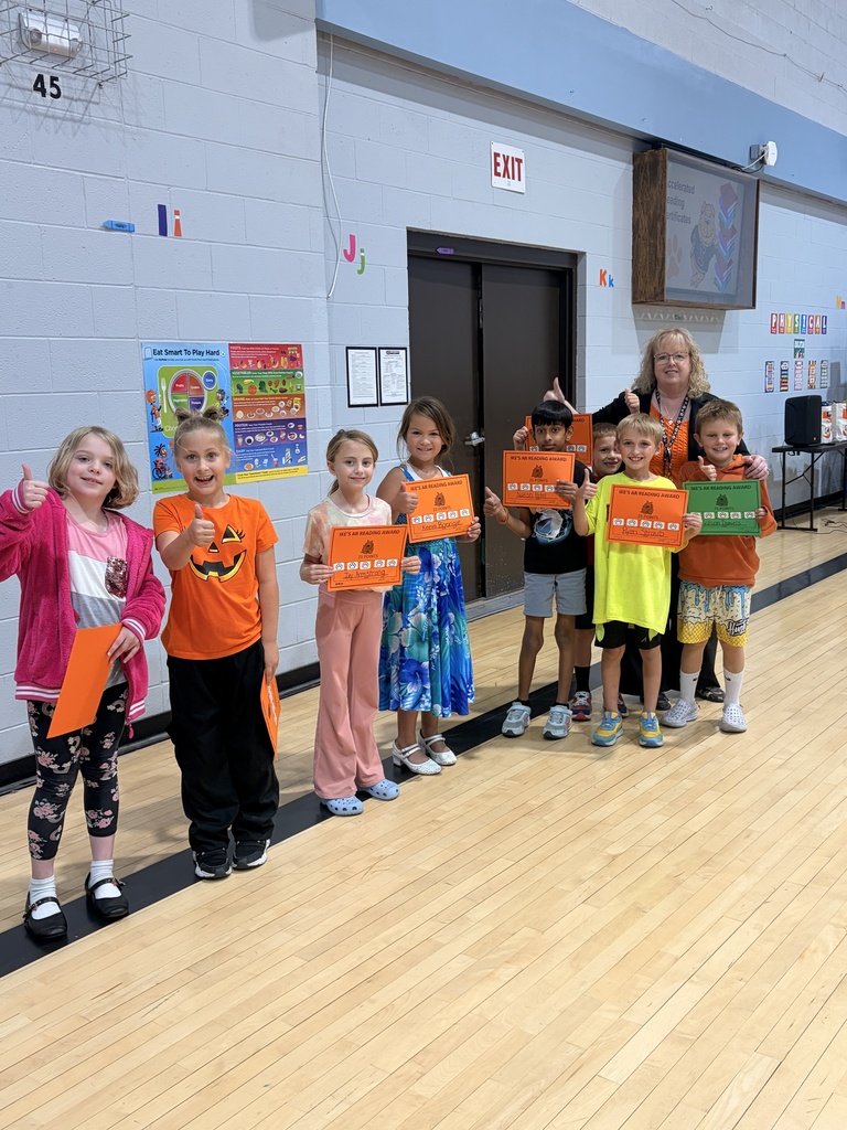 October reading award winners