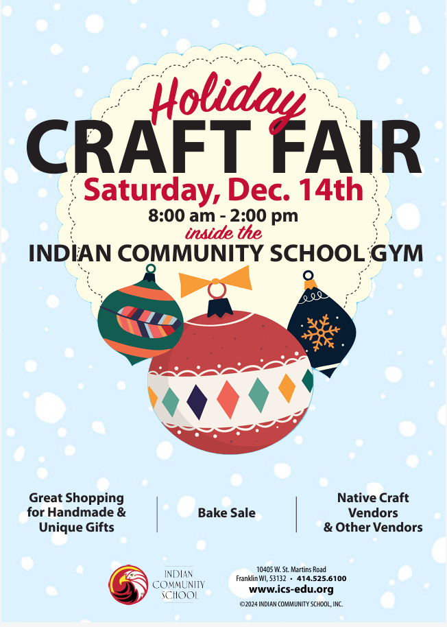 holiday craft fair flyer dec 14, 2024