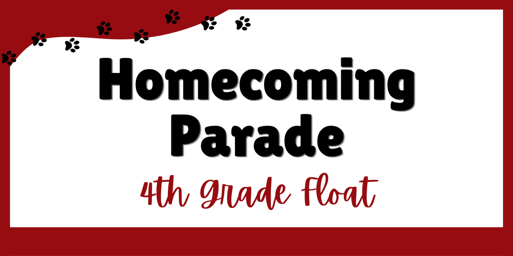 4th Grade Parade Float