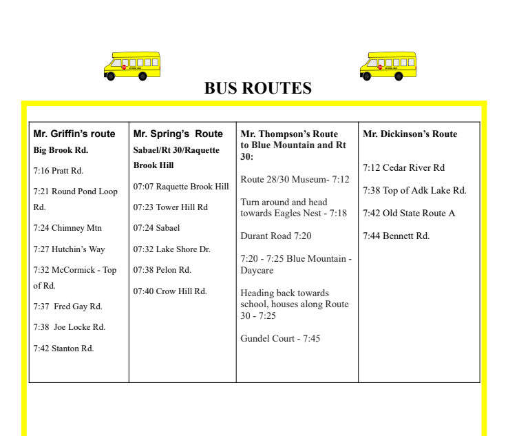 Bus Routes