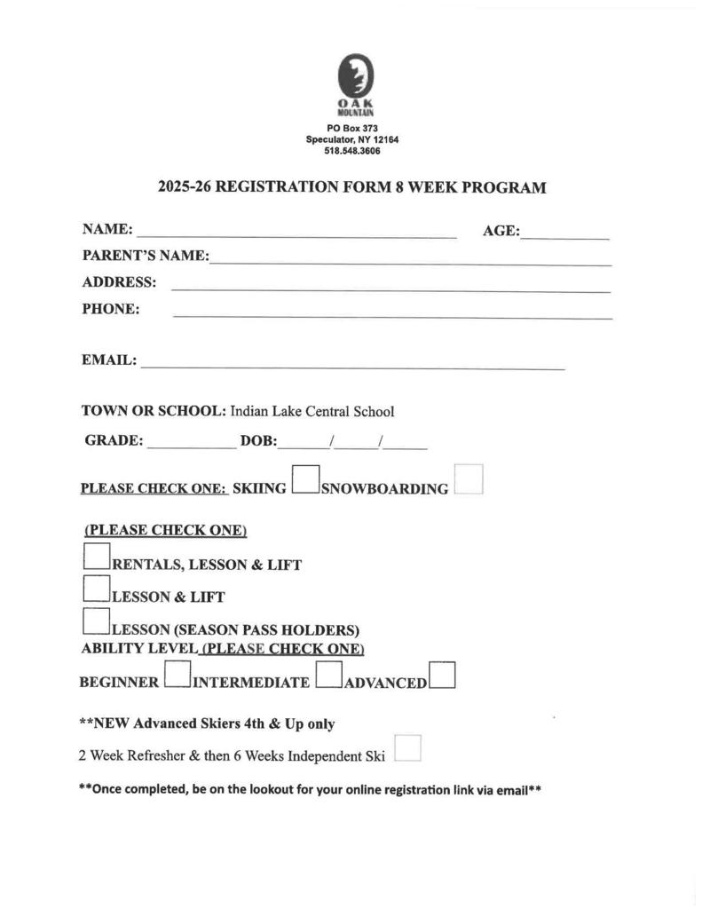 Registration Packet