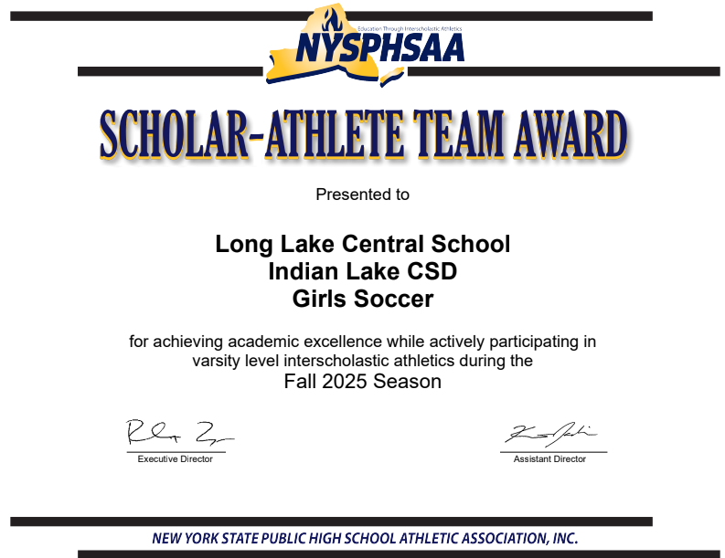 Scholar Athlete Team Award
