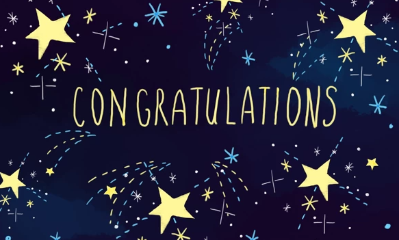 Congratulations