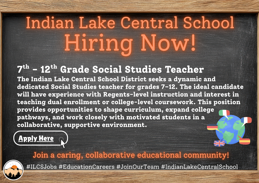 Hiring: Social Studies Teacher