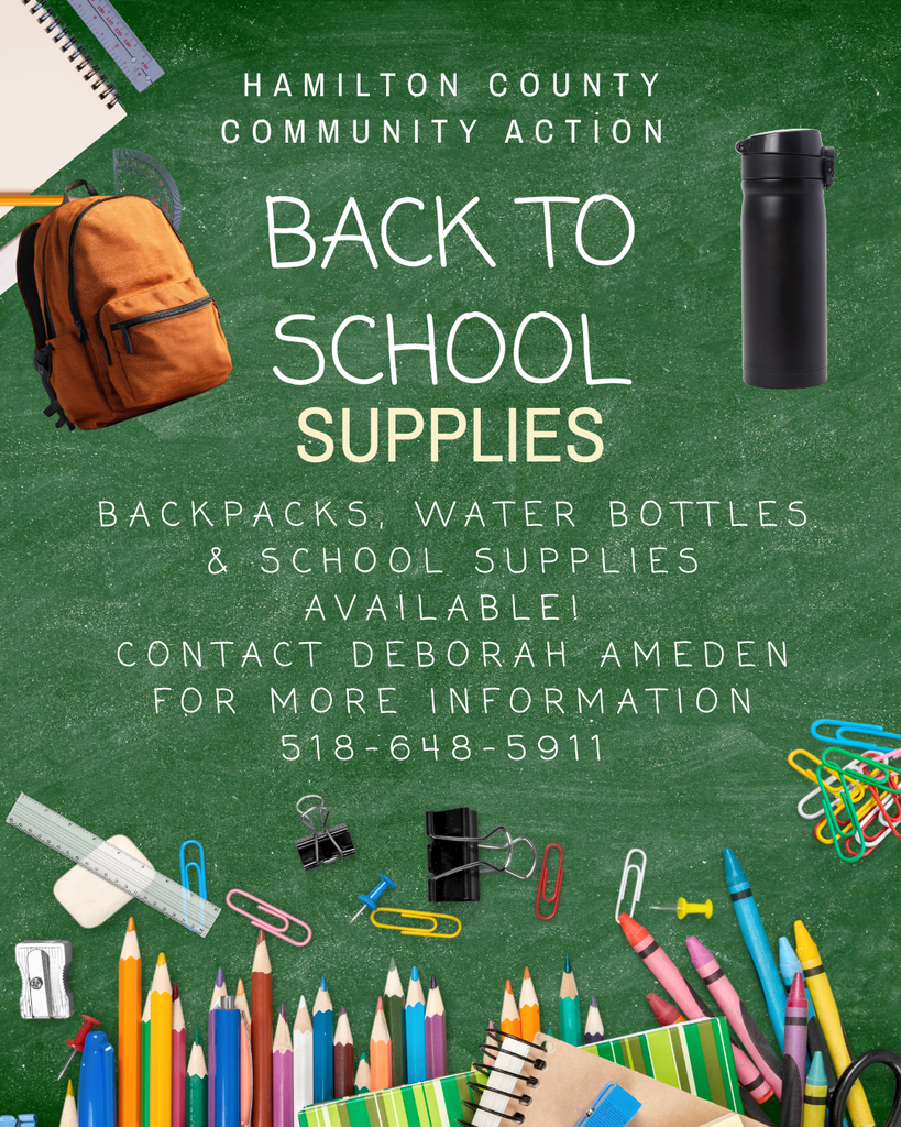 Back to school supplies