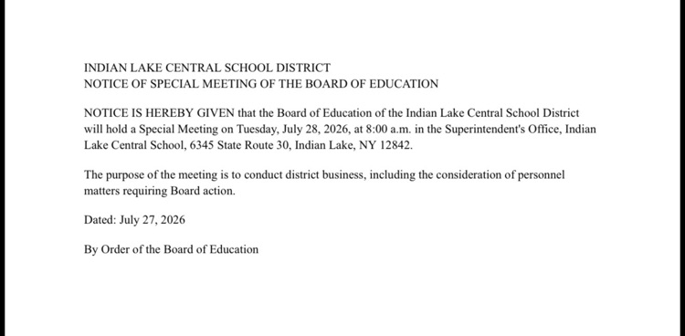 BOE Meeting