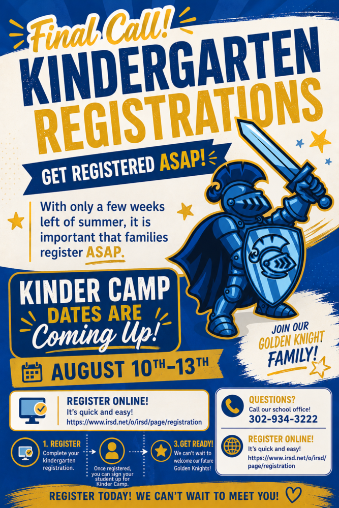 Kindergarten Registration Flyer