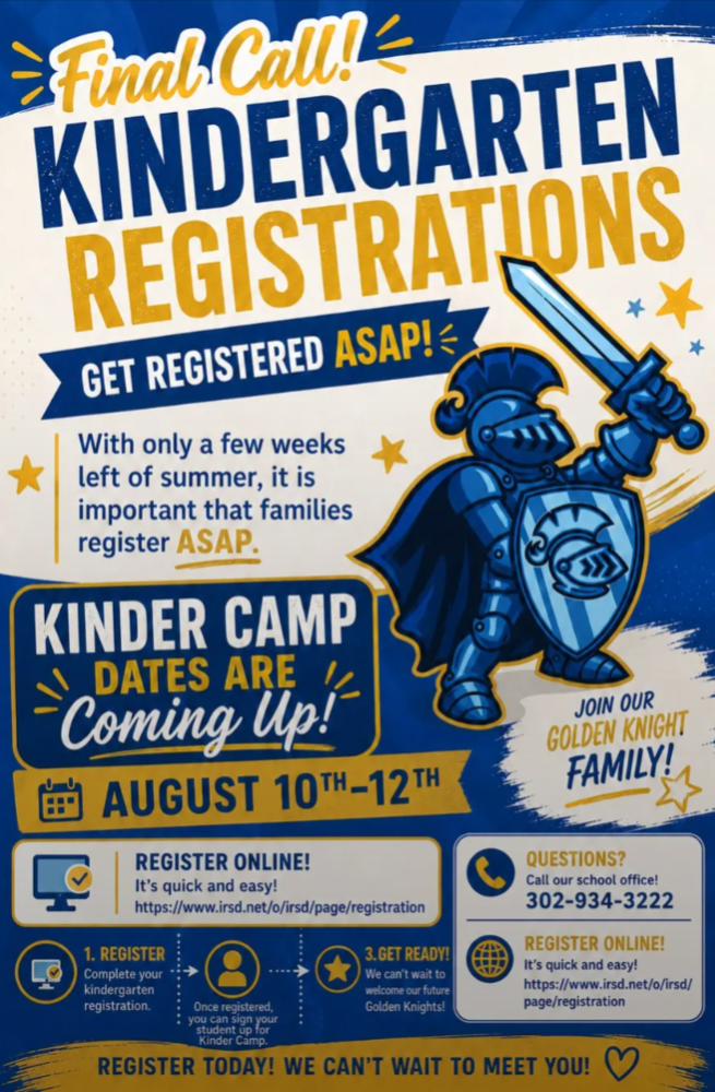 Kindergarten Registration Flyer