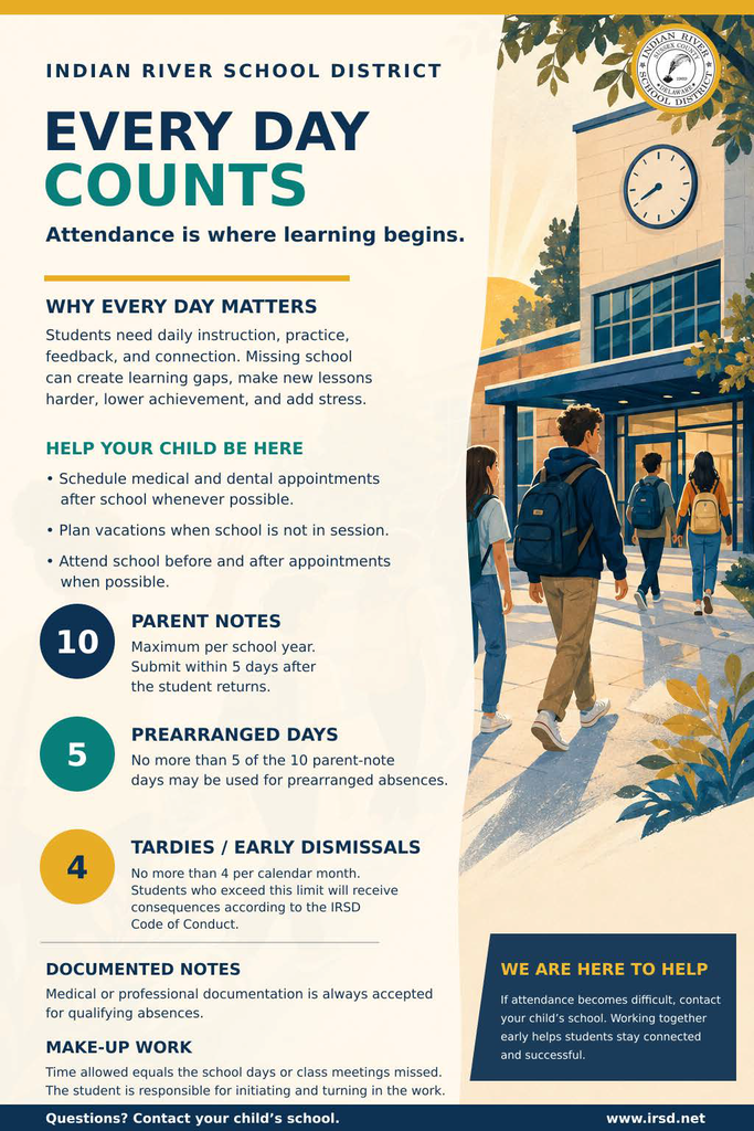 IRSD school attendance campaign