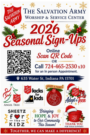Salvation Army flyer