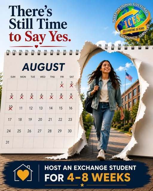 exchange student flyer