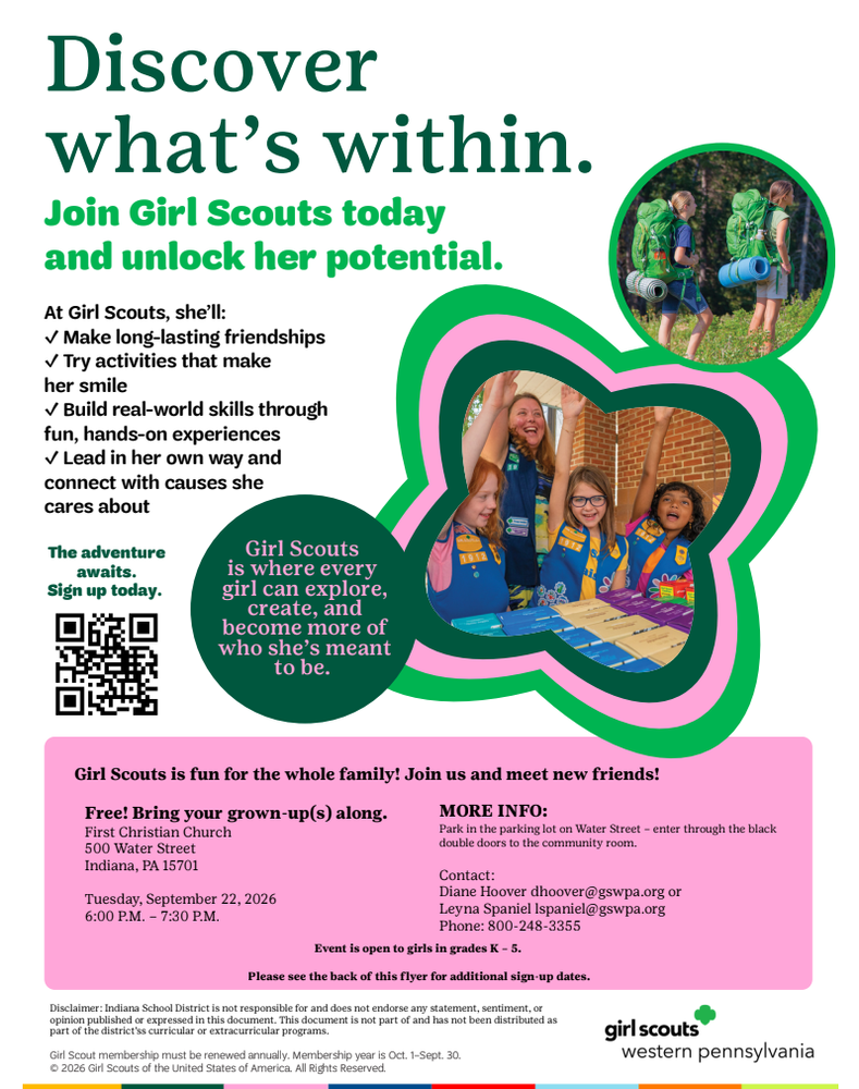 girl scouts flyer