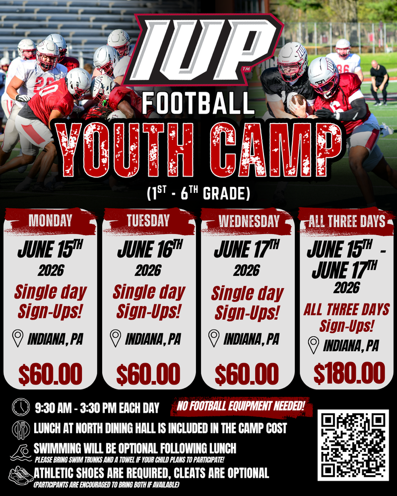 IUP Youth Football Camps 2026