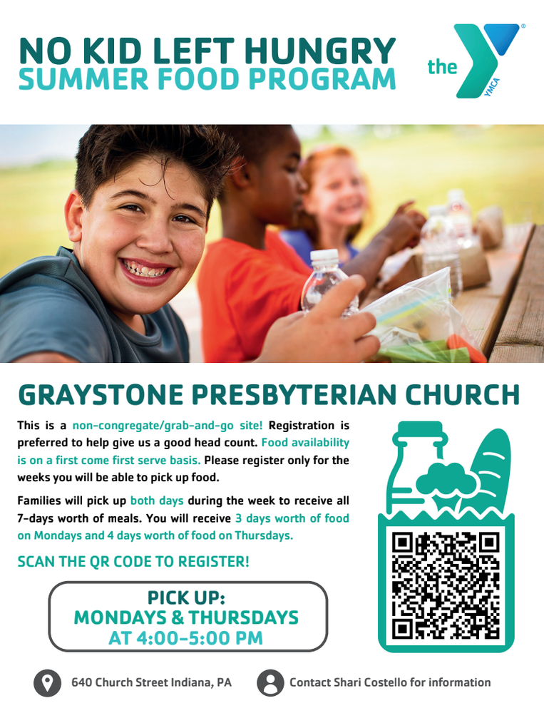 Y Summer Food Flyer