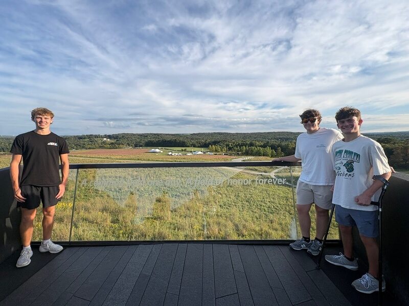 IHS students at the Flight 93 National Memorial