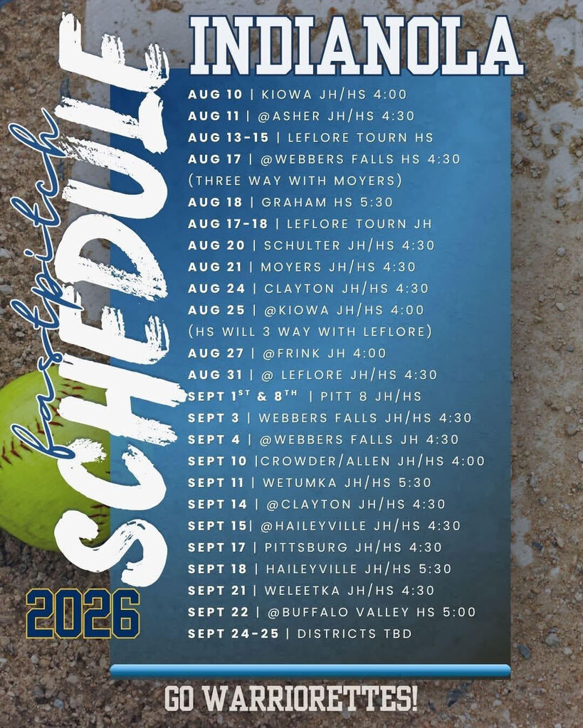 Softball Schedule