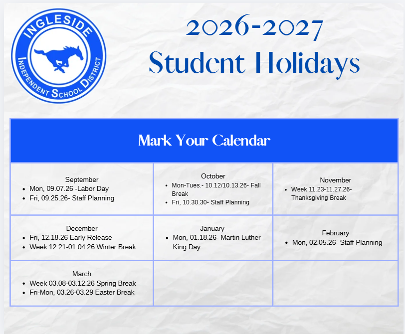 Student holidays