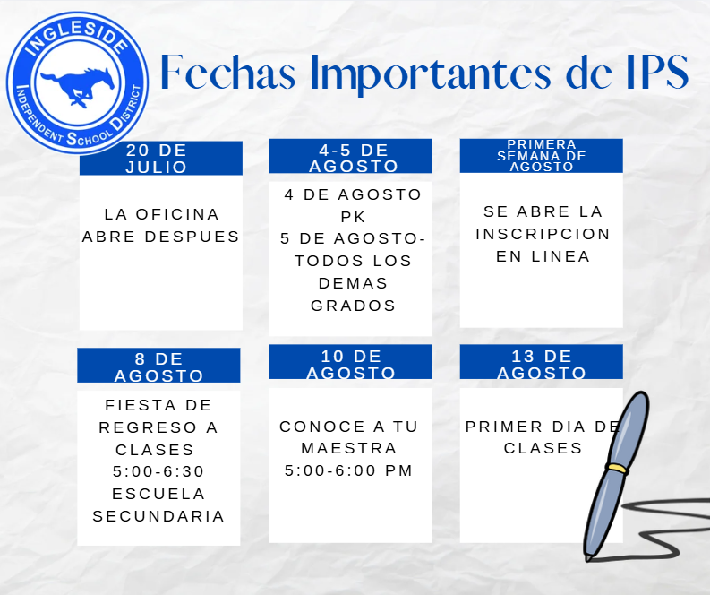 Fechas Importantes