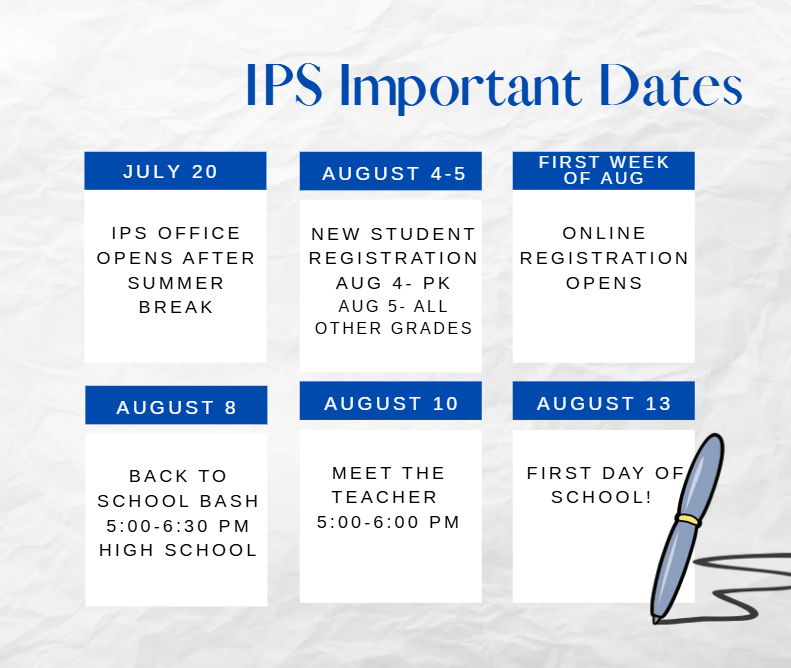Important Dates