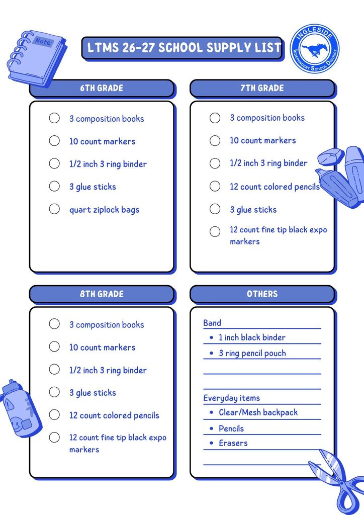 26-27 School Supply List