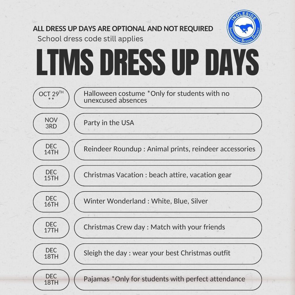 Dress up days