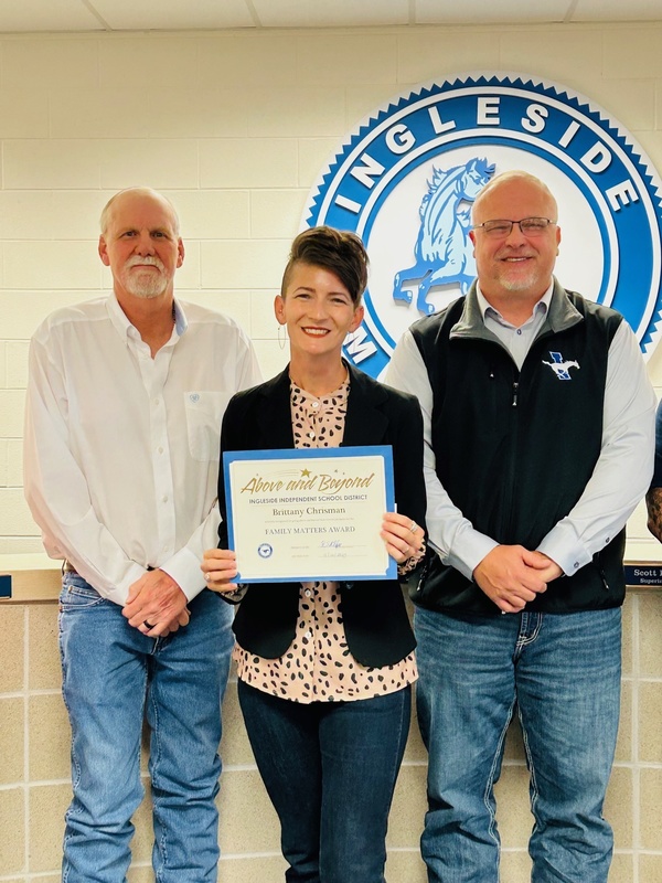 B Chrisman Family Matters Award