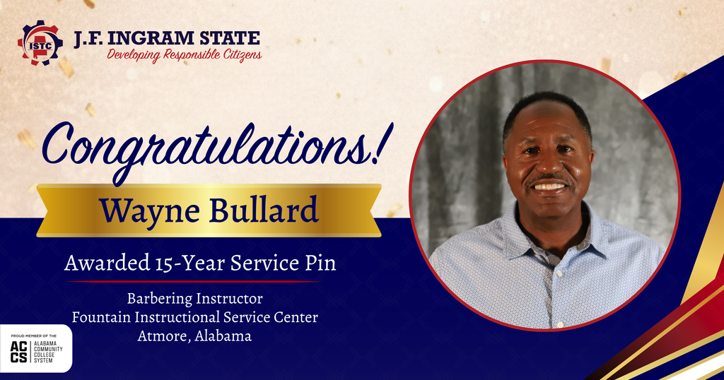 Wayne Bullard 15-year pin
