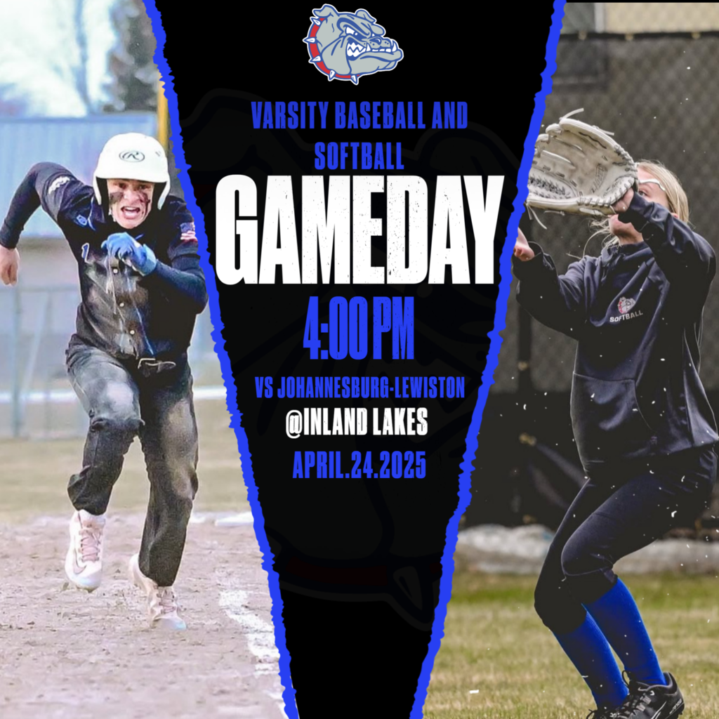 Varsity Baseball and Softball home today at 4pm